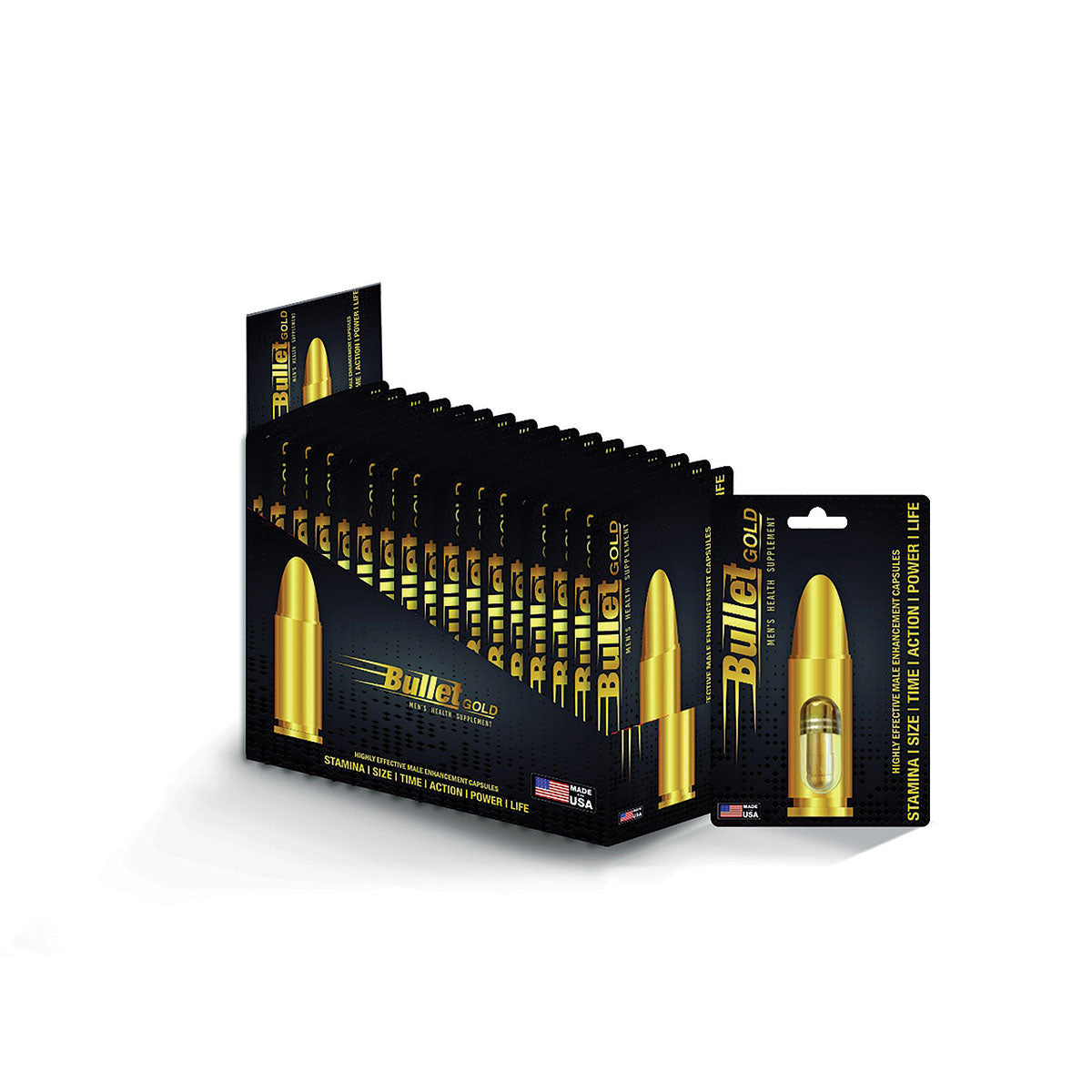 Bullet Gold Men's Health Supplement 1pk