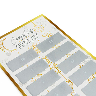 Couples Advent-ure Scratch Calendar