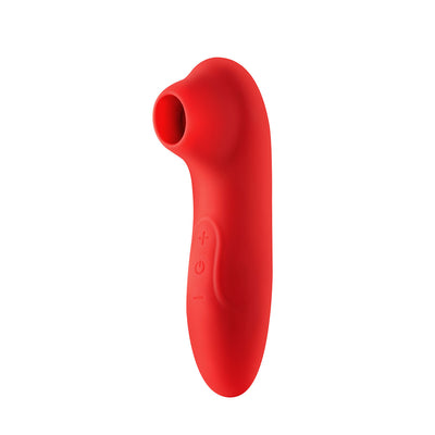 Luv Inc Pulsing Clitoral Stimulator - Red