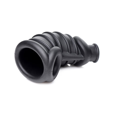 Dark Chamber Silicone Chastity Cage - Black