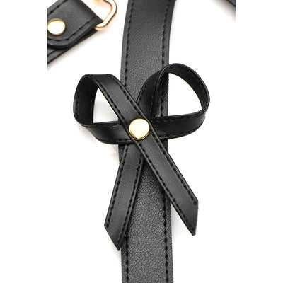 Bondage Harness with Bows M/L - Black