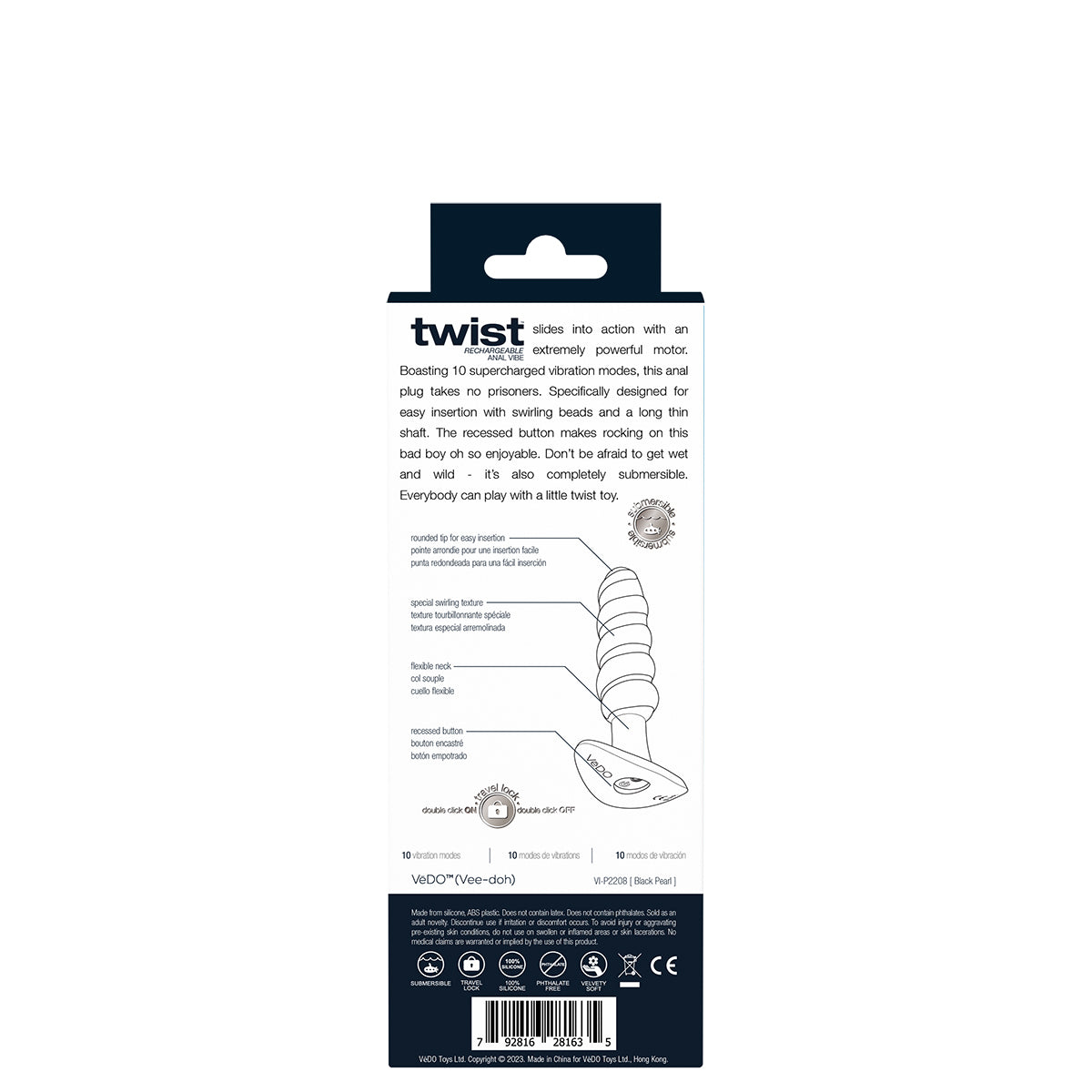 VeDO Twist Plug - Black