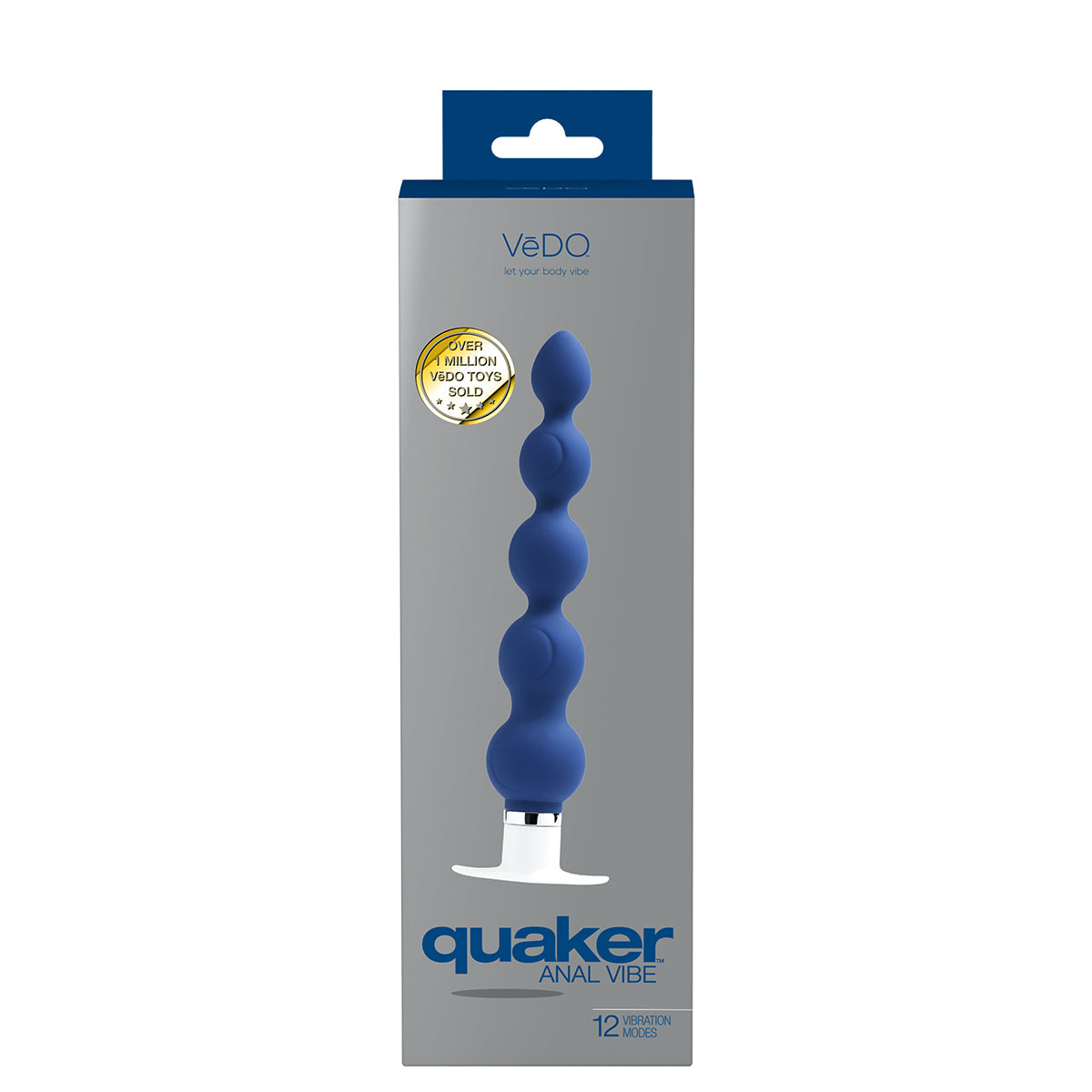 VeDO Quaker Anal Vibe - Navy Blue