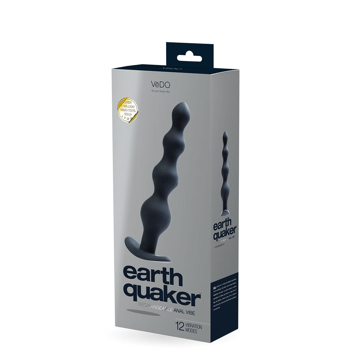 VeDO Earthquaker Anal Vibe - Black