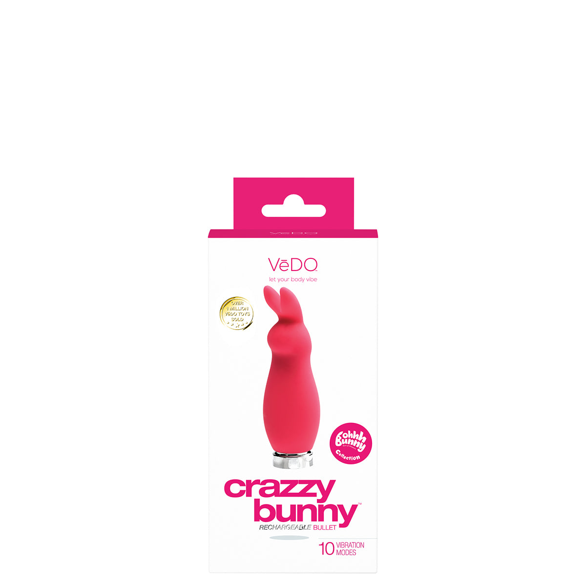 VeDO Crazzy Bunny Bullet - Pink