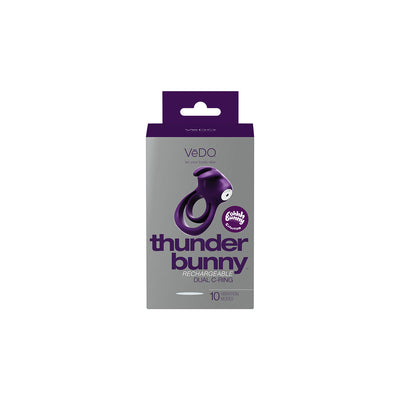 VeDO Thunder Bunny Vibrating Dual C-Ring - Purple