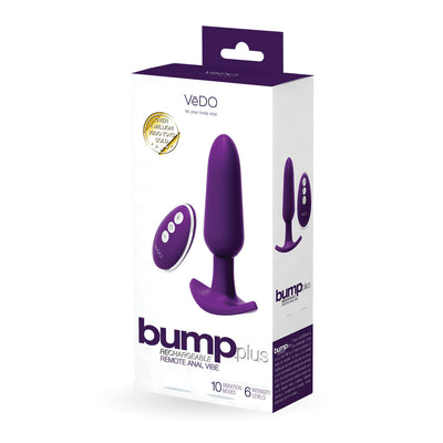 VeDO Bump PLUS Anal Vibe - Purple