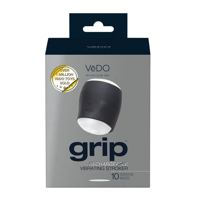 VeDO Grip Vibrating Stroker - Black