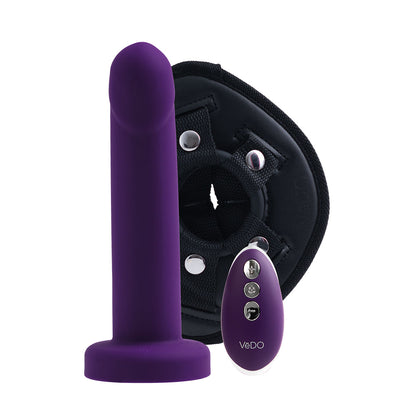 VeDO Strapped Vibrating Strap-On - Purple