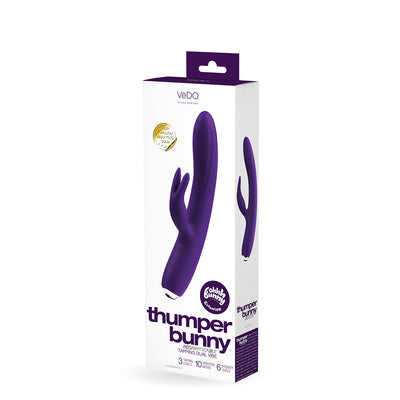 VeDO Thumper Bunny Tapping Dual Vibe - Deep Purple