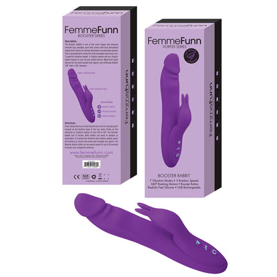 Femme Funn Booster Rabbit - Purple