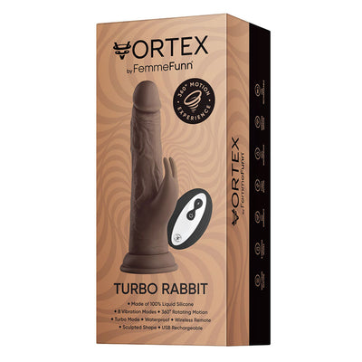 Femme Funn Wireless Turbo Rabbit - Cocoa