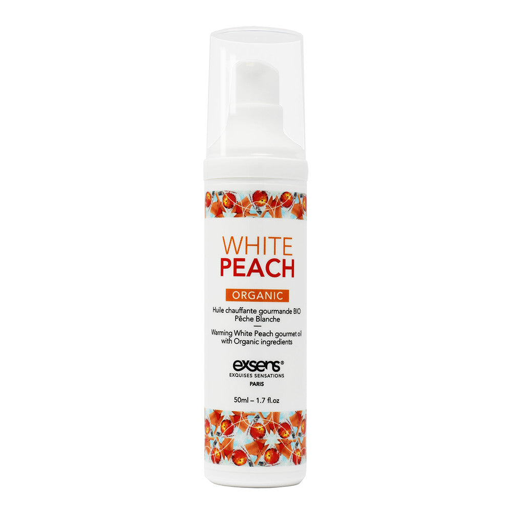 Exsens Warming Massage Oil 50ml - White Peach