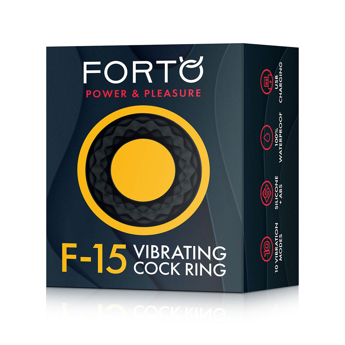 FORTO F-15 Vibrating C-Ring - Black