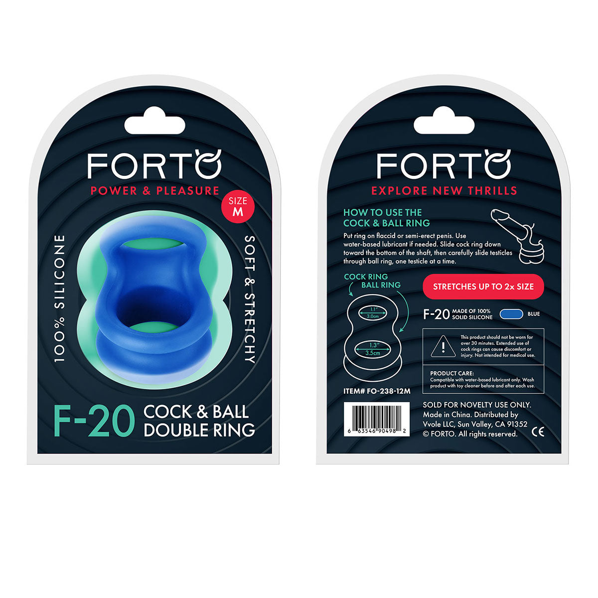 FORTO F-20 55/72mm Ball Stretcher - Blue