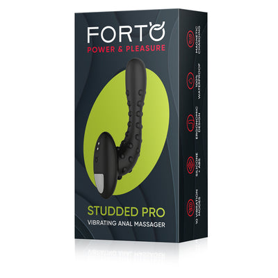 FORTO Studded Pro Plug - Black