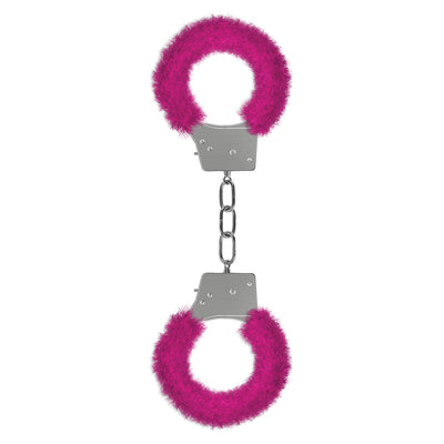 Shots Ouch! Beginner's Furry Handcuffs - Pink