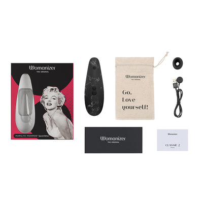 Womanizer Classic 2 Marilyn Monroe Special Edition - Black Marble