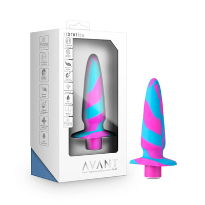 Avant Vibrotize Plug - Fuchsia