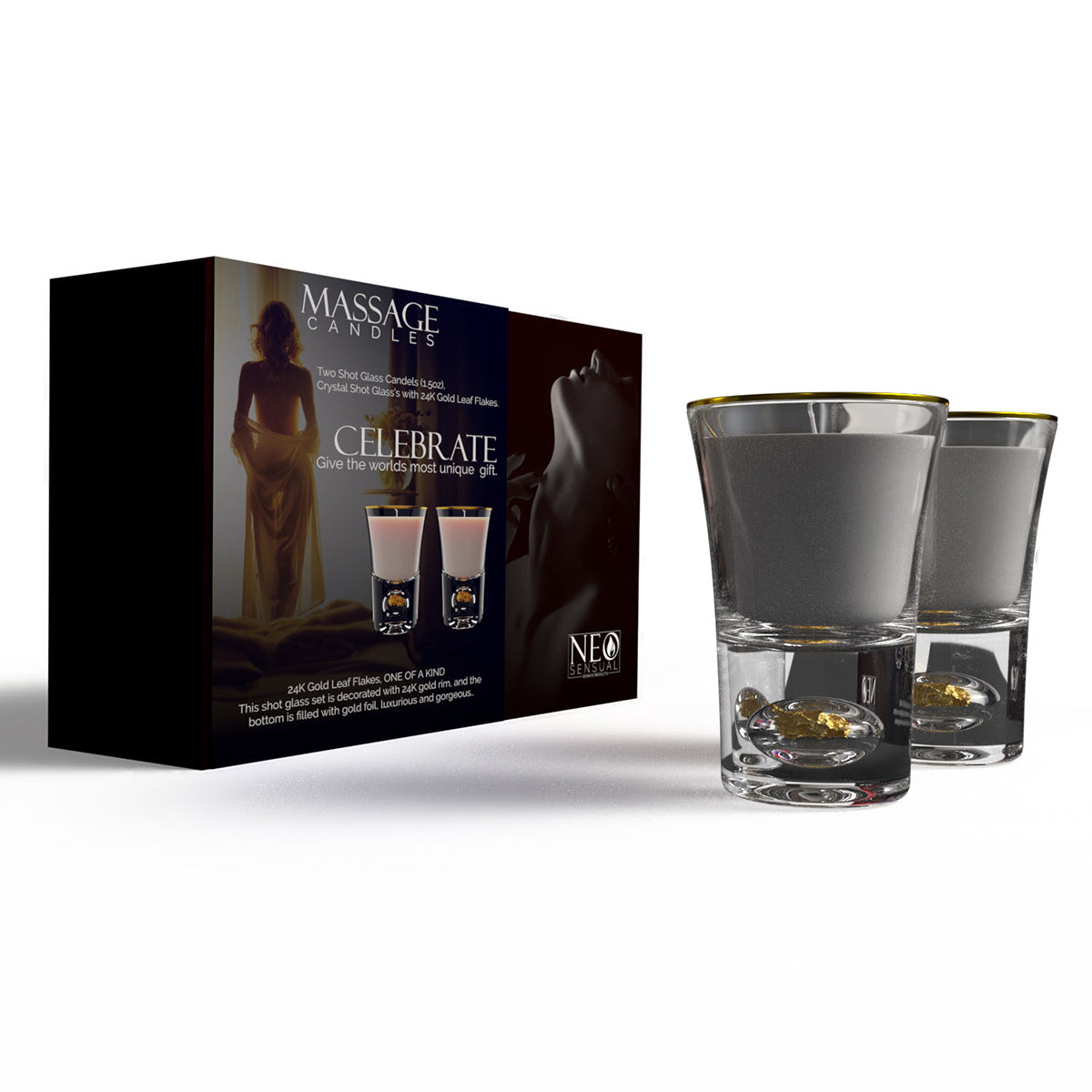 NEO Sensual Celebrate Duo Massage Candle 1.5oz