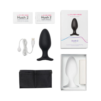 Lovense Hush 2 Vibrating Butt Plug - Large