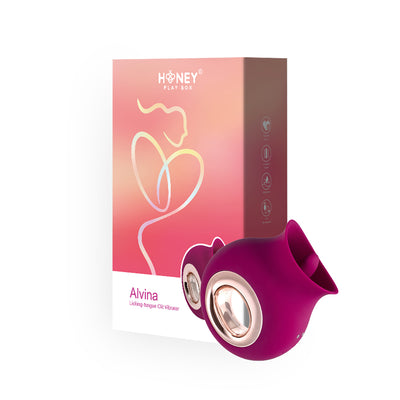 Alvina Luxury Tongue Vibrator - Magenta