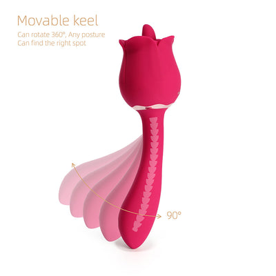 Rhea The Rose Massager - Red