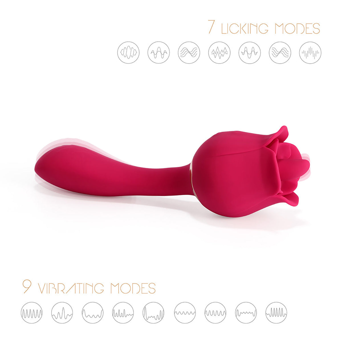 Rhea The Rose Massager - Red