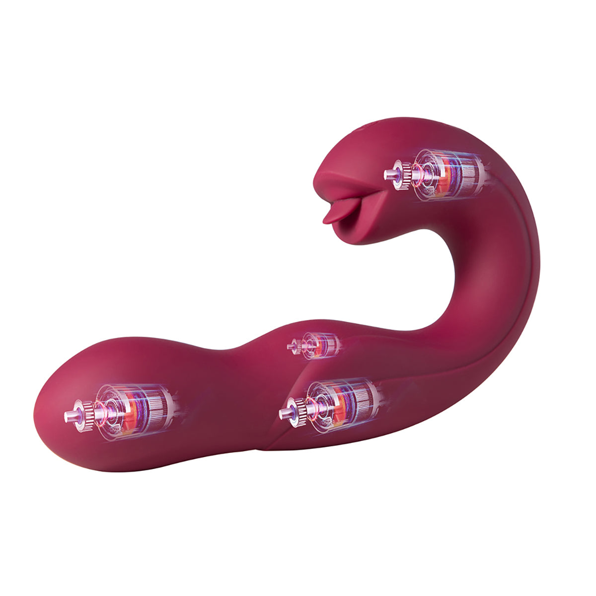 Joi Rotating Head G-Spot Vibrator - Maroon