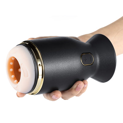 Priti Automatic Rotating Penis Stimulator - Black