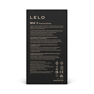 LELO MIA 3 Personal Vibrator Black