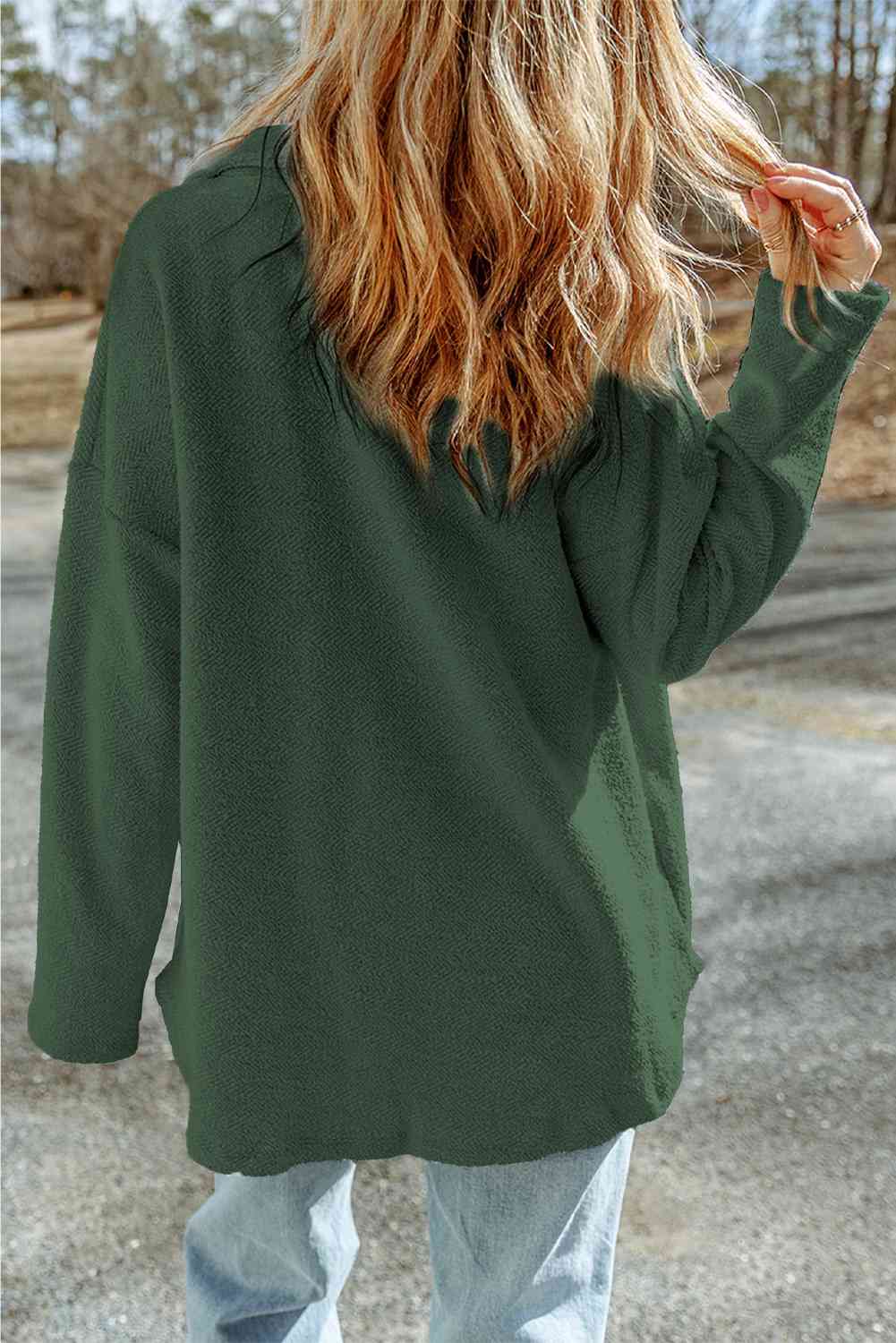 Button Down Long Sleeve Jacket