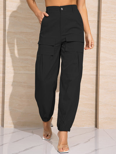 Double Take High Waist Slim Fit Long Pants with Pockets