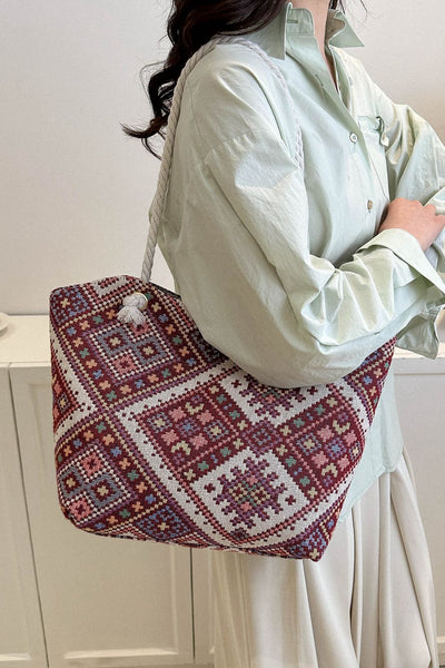 Bohemian Polyester Tote Bag