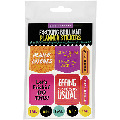 F*cking Brilliant Planner Stickers