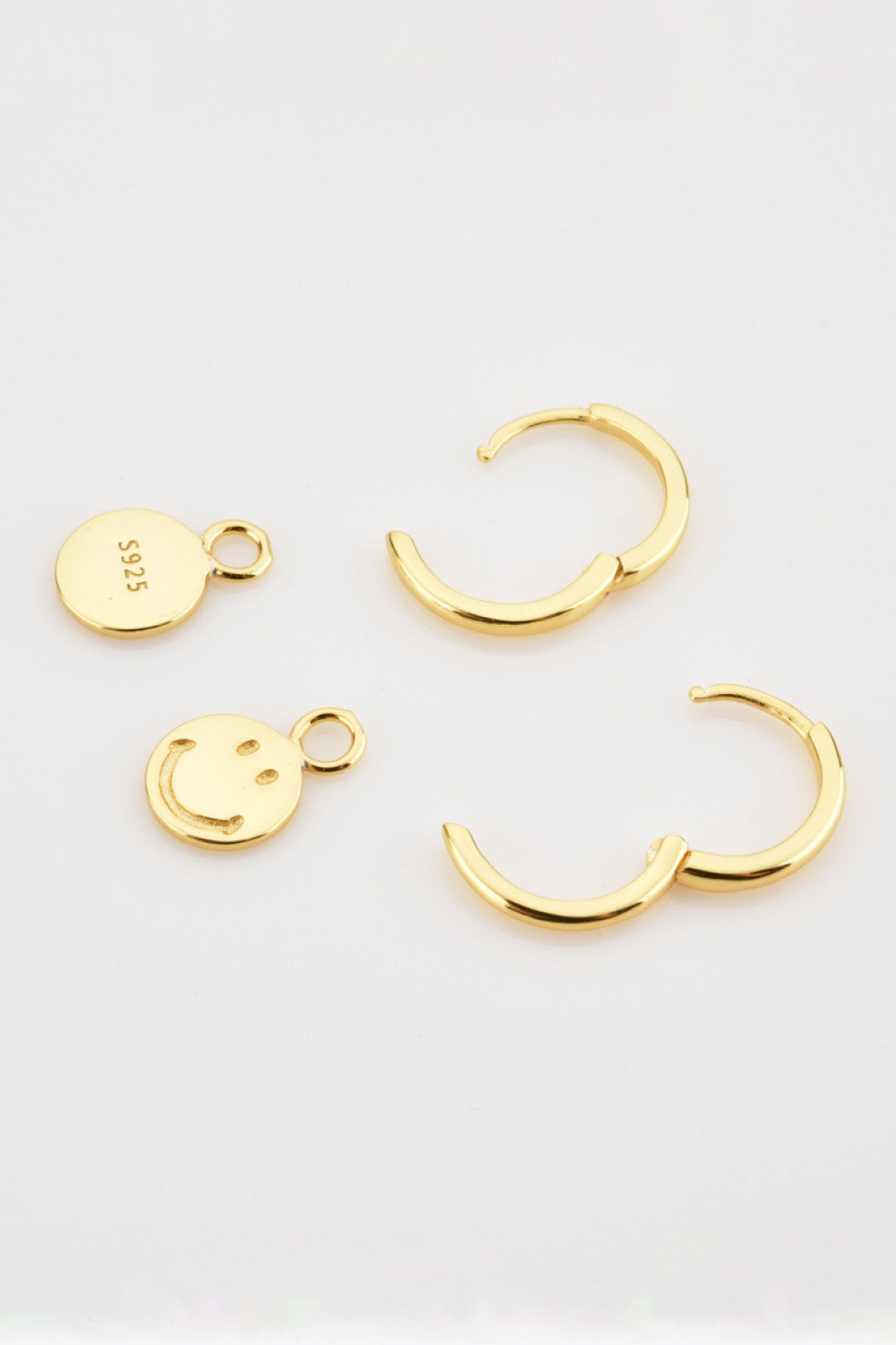 Smiley Face Drop Earrings