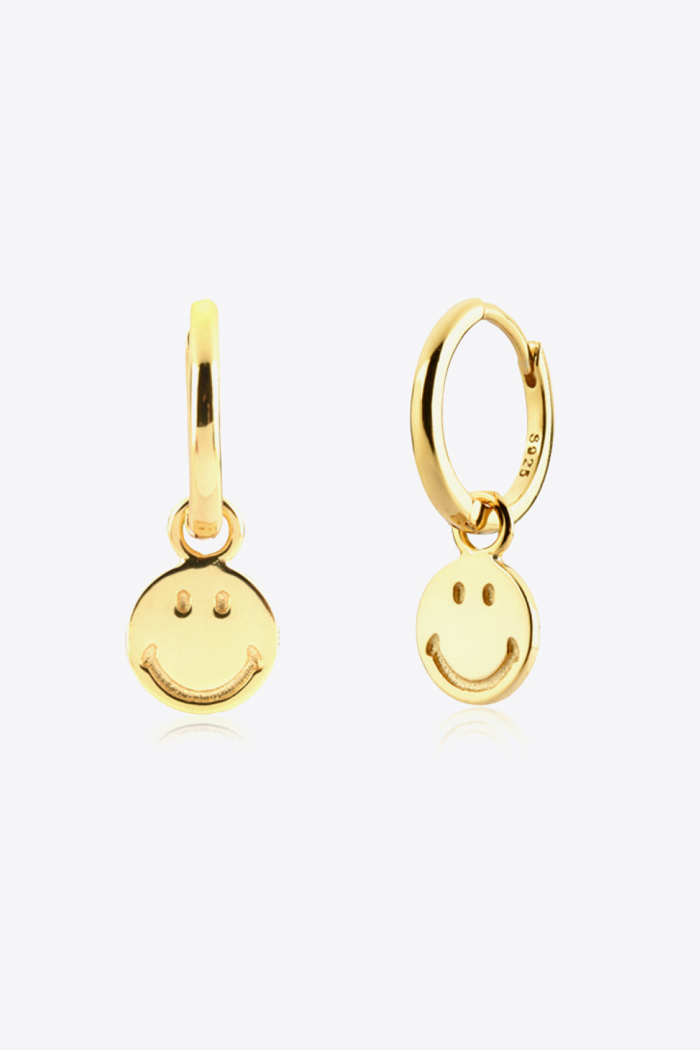 Smiley Face Drop Earrings