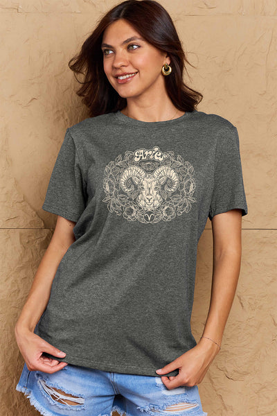 Simply Love Full Size ARIES Graphic T-Shirt