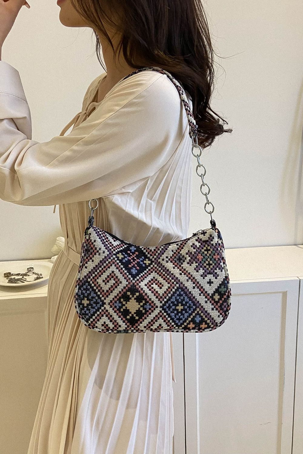 Bohemian Polyester Shoulder Bag