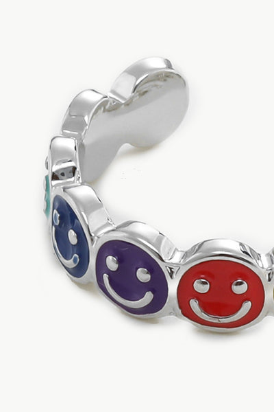 Smiley Face Open Ring