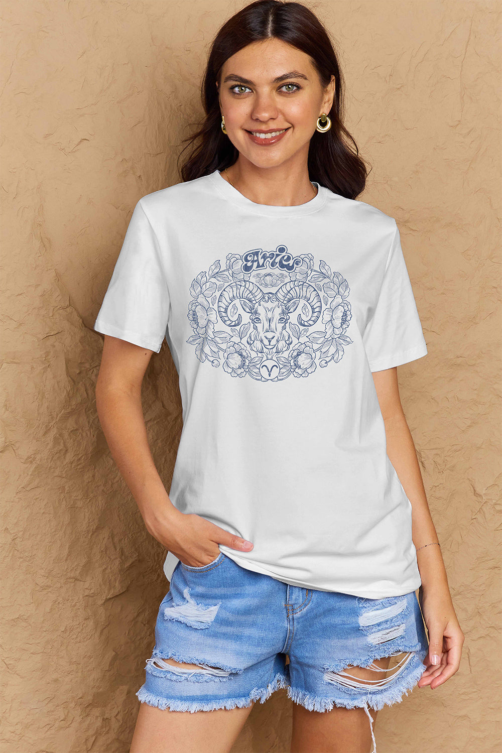 Simply Love Full Size ARIES Graphic T-Shirt