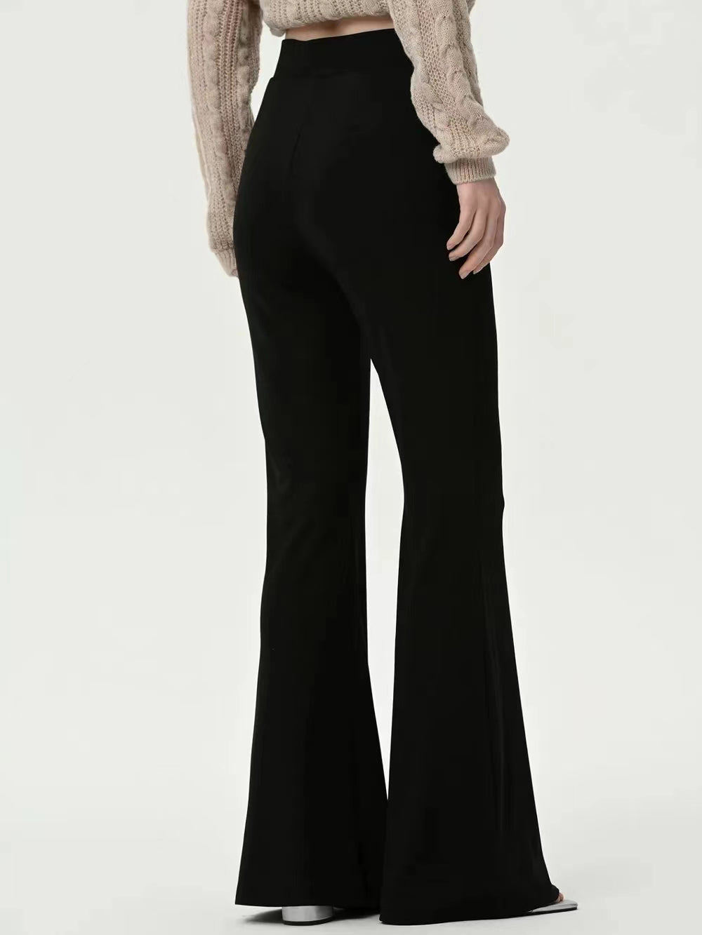 High Waist Flare Leg Pants