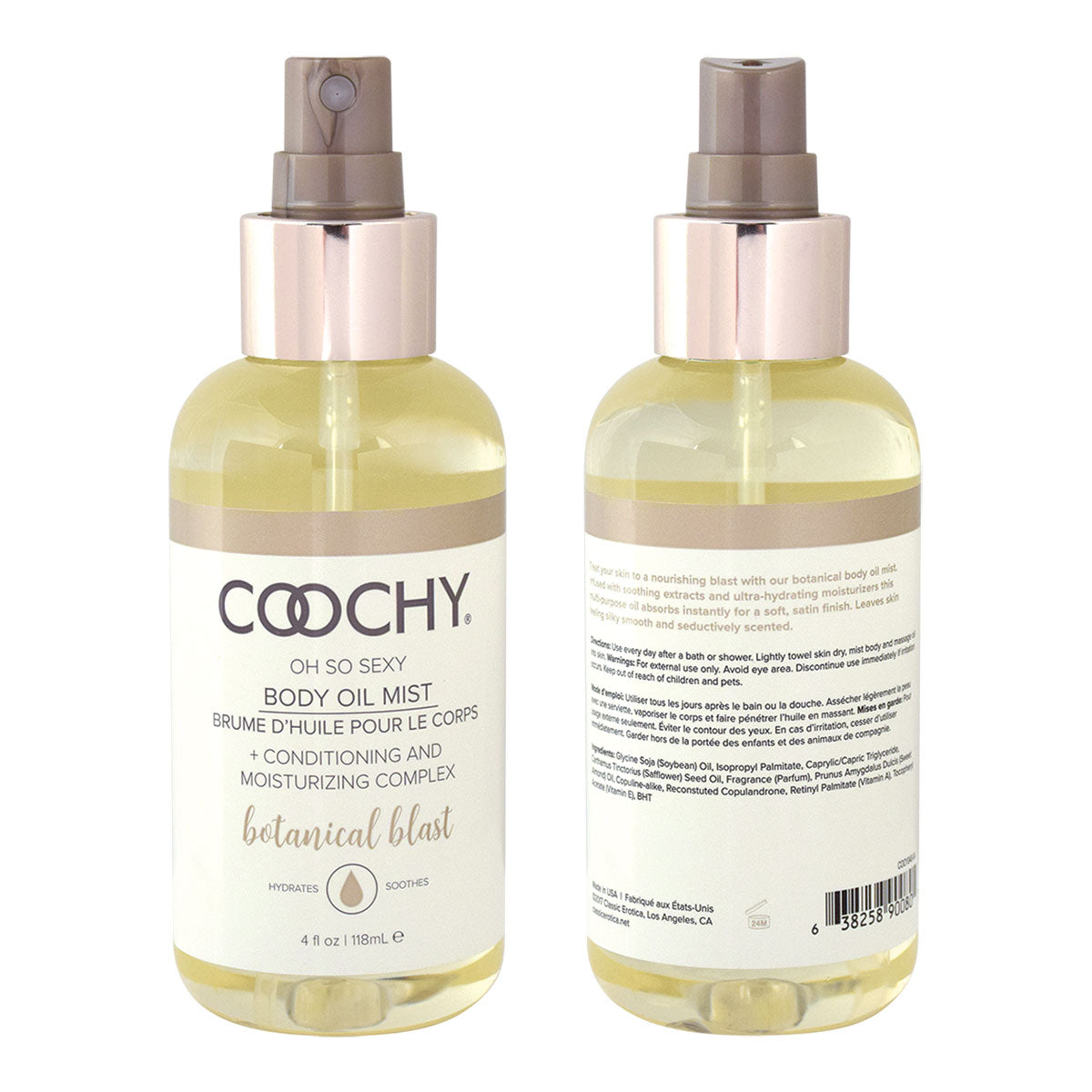 Coochy Body Oil Mist 4oz - Botanical Blast