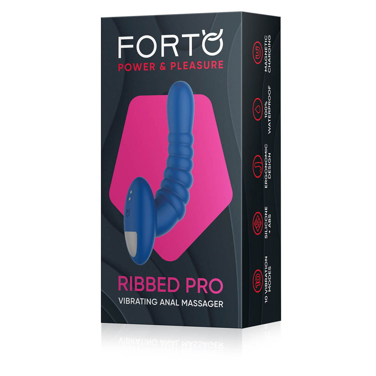 FORTO Ribbed Pro Plug - Blue