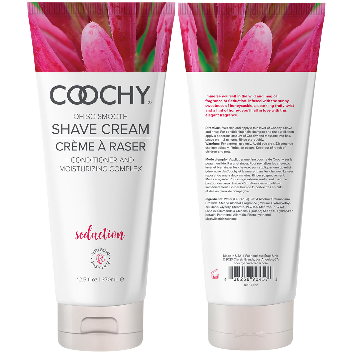 Coochy Shave Cream 12.5oz - Seduction