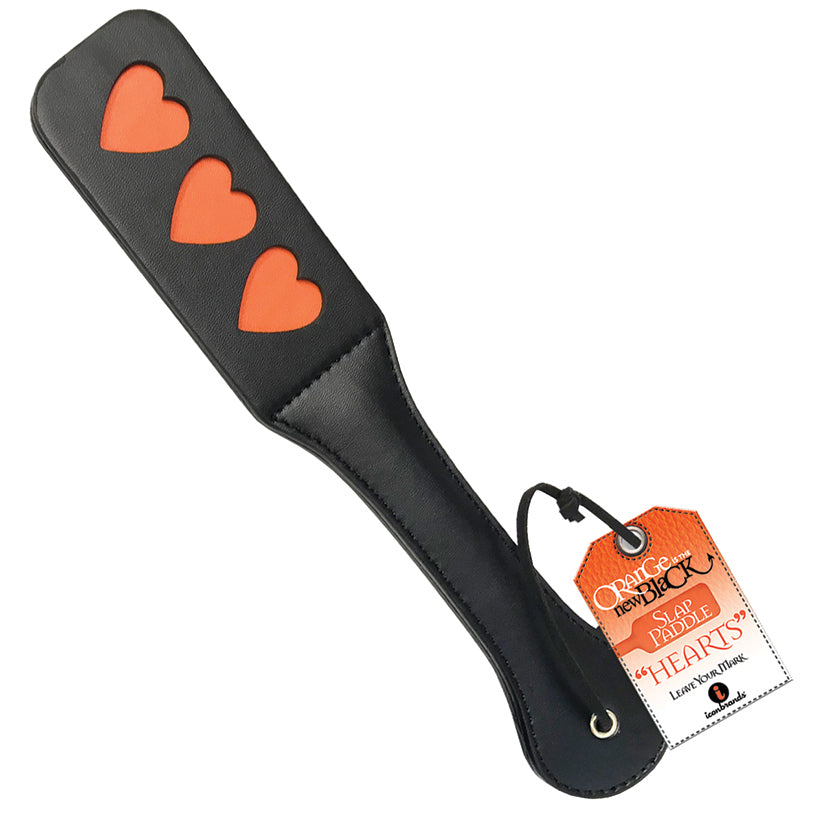 The 9's Orange Is The New Black Slap Paddle Hearts Icon Brands