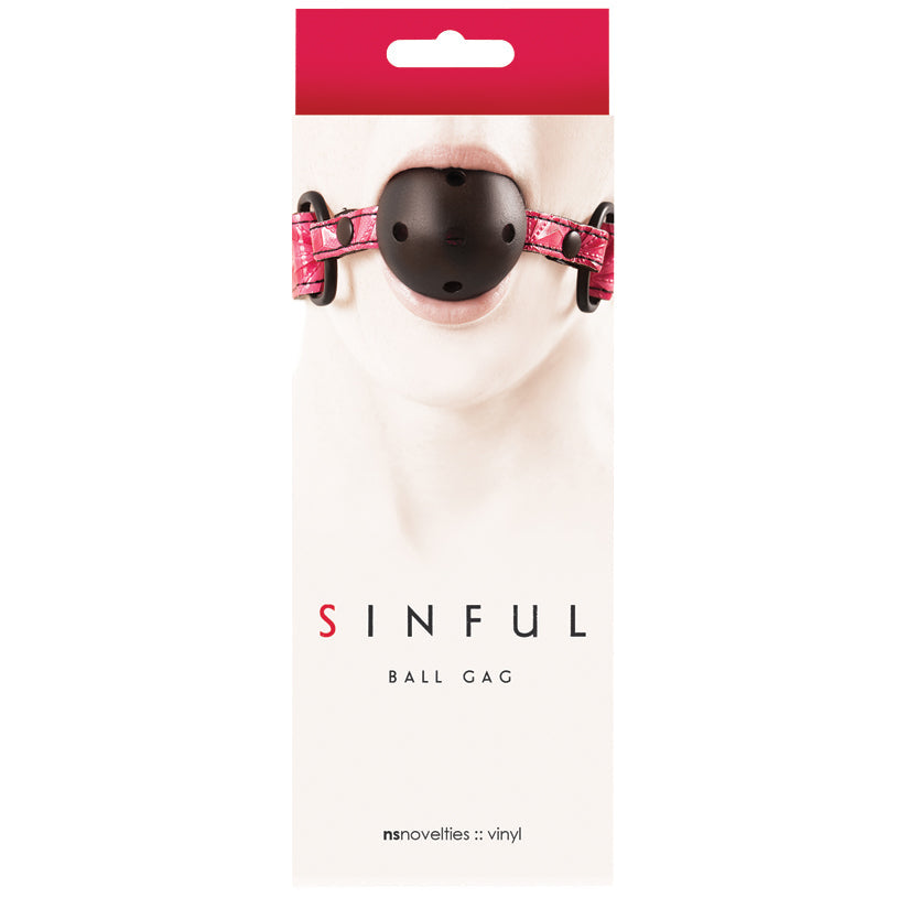 Sinful Ball Gag - Pink nsnovelties