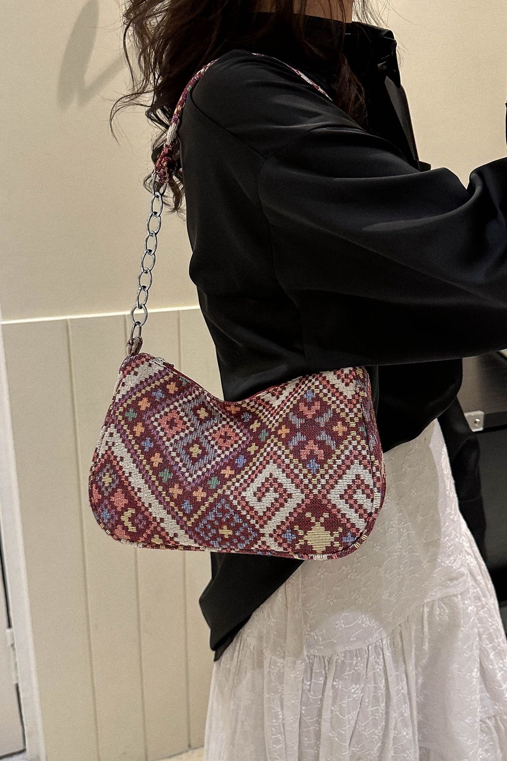 Bohemian Polyester Shoulder Bag