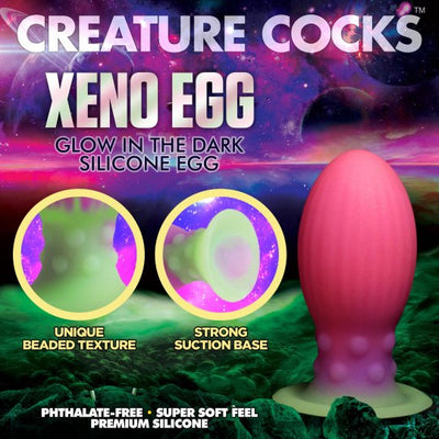 Xeno Egg Glow in the Dark Silicone Egg - Large