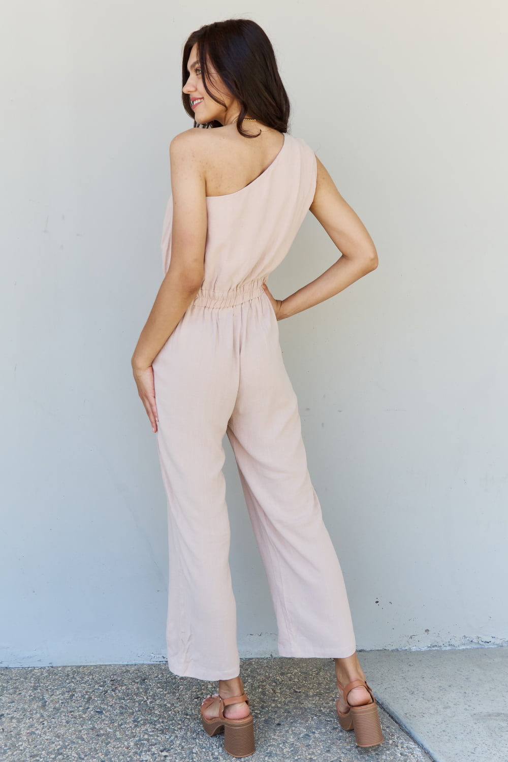 HEYSON Follow Your Path Full Size One Shoulder Jumpsuit